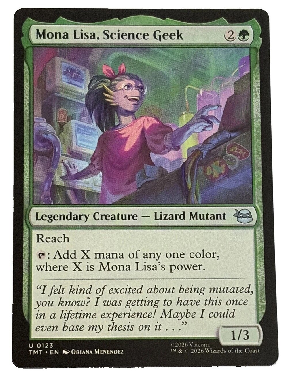 Mona Lisa, Science Geek Teenage Mutant Ninja Turtles Regular